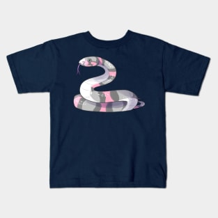 Demigirl Snake Kids T-Shirt